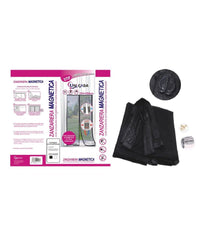 Zanzariera Magnetica Per Porte 150x250cm Nera Tenda Balcone Terrazzo Porta 12773         