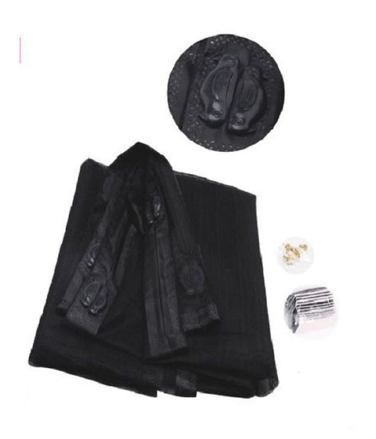 Zanzariera Magnetica Per Porte 150x250cm Nera Tenda Balcone Terrazzo Porta 12773         