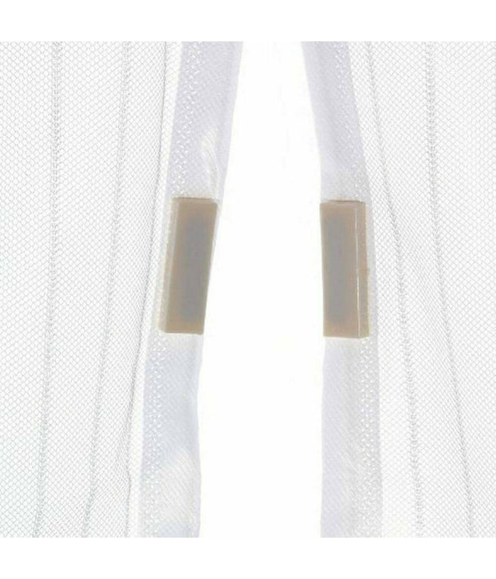 Zanzariera Magnetica Universale 140 X 240 Cm Bianca 18 Magneti Tenda Per Porta         