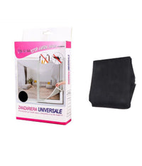 Zanzariera Universale Finestra Nera Adesiva Con Nastro In Velcro 150x220cm 12921         