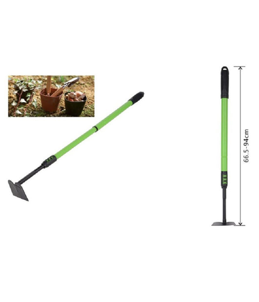 Trade Shop - Zappa Zappetta Manico Allungabile Attrezzo Giardino Giardinaggio 66.5-94cm 90069 -