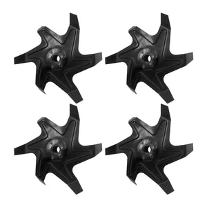 Set di 4 zappette per motozappa 52cc ricambio compatibile lame per motozappa