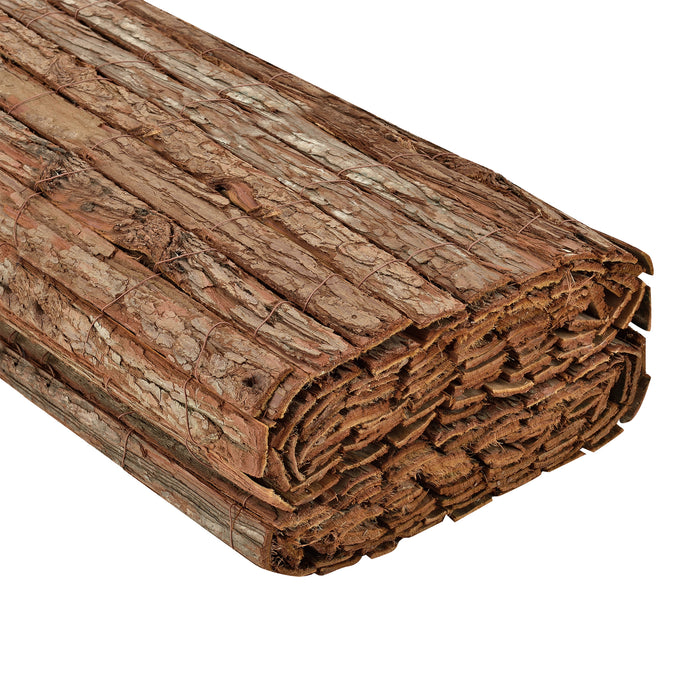 Recinzione Zamora di Corteccia Albero Schermatura Protezione 500x100 cm casa.pro