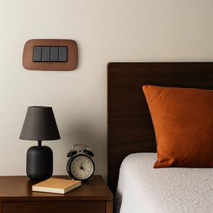 Vimar 19684.52 arkè placca round 4m legno serie civile design naturale italiano