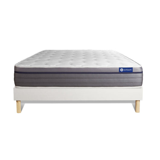 Kit rete e materasso Actilatex zen 130x220cm - Spessore : 26cm - Lattice e memory foam - Bilanciato -
