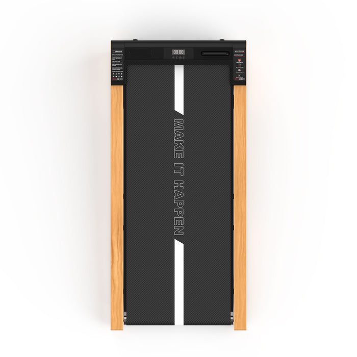 Zenith - Tapis Roulant Salvaspazio con inclinazione fissa 2,5HP max 6 Km/h con Display LCD e Altoparlanti Bluetooth