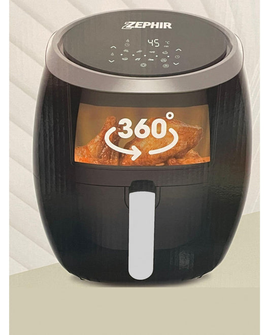 Zephir friggitrice ad aria xl 6lt 1800w display led nero zhc60n