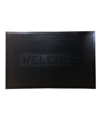 Zerbino Gomma Nero Home Ingresso 70x45cm Tappeto Cucina Ingresso Bagno         