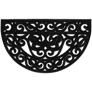 Zerbino Iron Gomma Mezzaluna Nero 45X 75 Ladydoc 04069