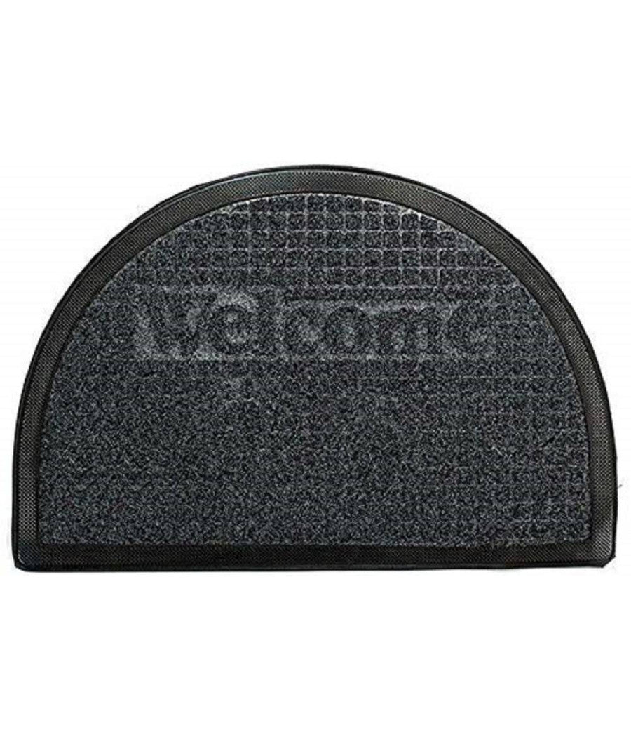 Zerbino Tappeto In Gomma Mezza Luna Scritta Welcome 60x40cm Antiscivolo Ingresso         