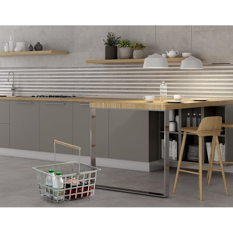 ZESTAS, set di 3 cesti: piccole, medie e semi grandi dimensioni, colore grigio