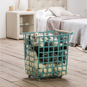 ZESTAS - Set di 2 cesti - misura grande, celeste