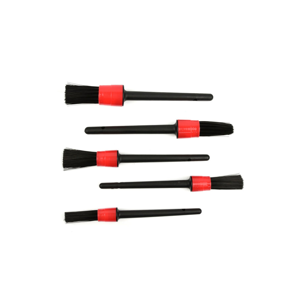SET 5PZ PENNELLI PULIZIA AUTO MOTO CON SETOLE MORBIDE ANTIGRAFFIO 20-40mm GEKO G73825