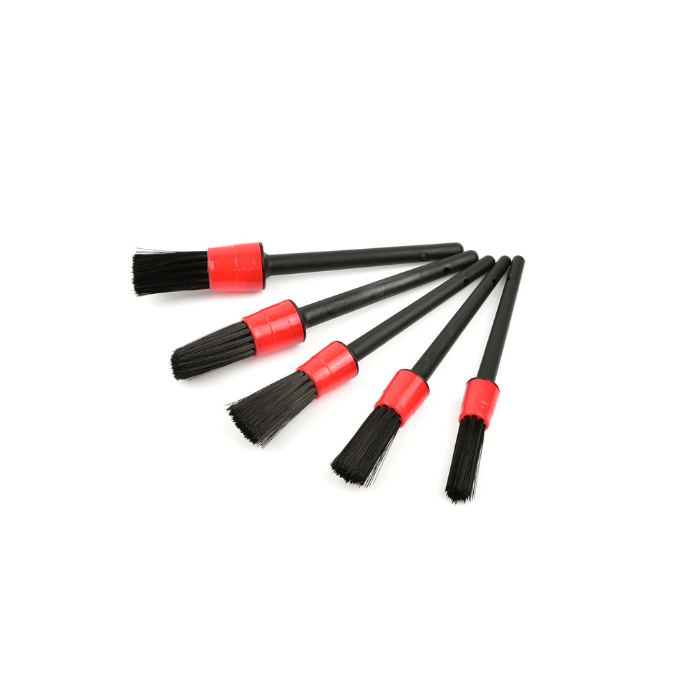 SET 5PZ PENNELLI PULIZIA AUTO MOTO CON SETOLE MORBIDE ANTIGRAFFIO 20-40mm GEKO G73825