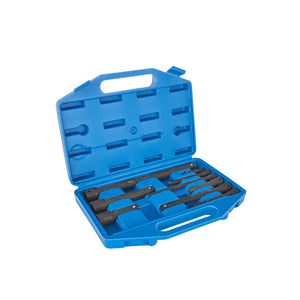 SET 9PZ PROLUNGHE BUSSOLE AD IMPATTO A PERCUSSIONE 1/4" - 3/8" - 1/2" CrV GEKO G10531