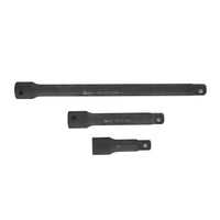 SET 9PZ PROLUNGHE BUSSOLE AD IMPATTO A PERCUSSIONE 1/4" - 3/8" - 1/2" CrV GEKO G10531