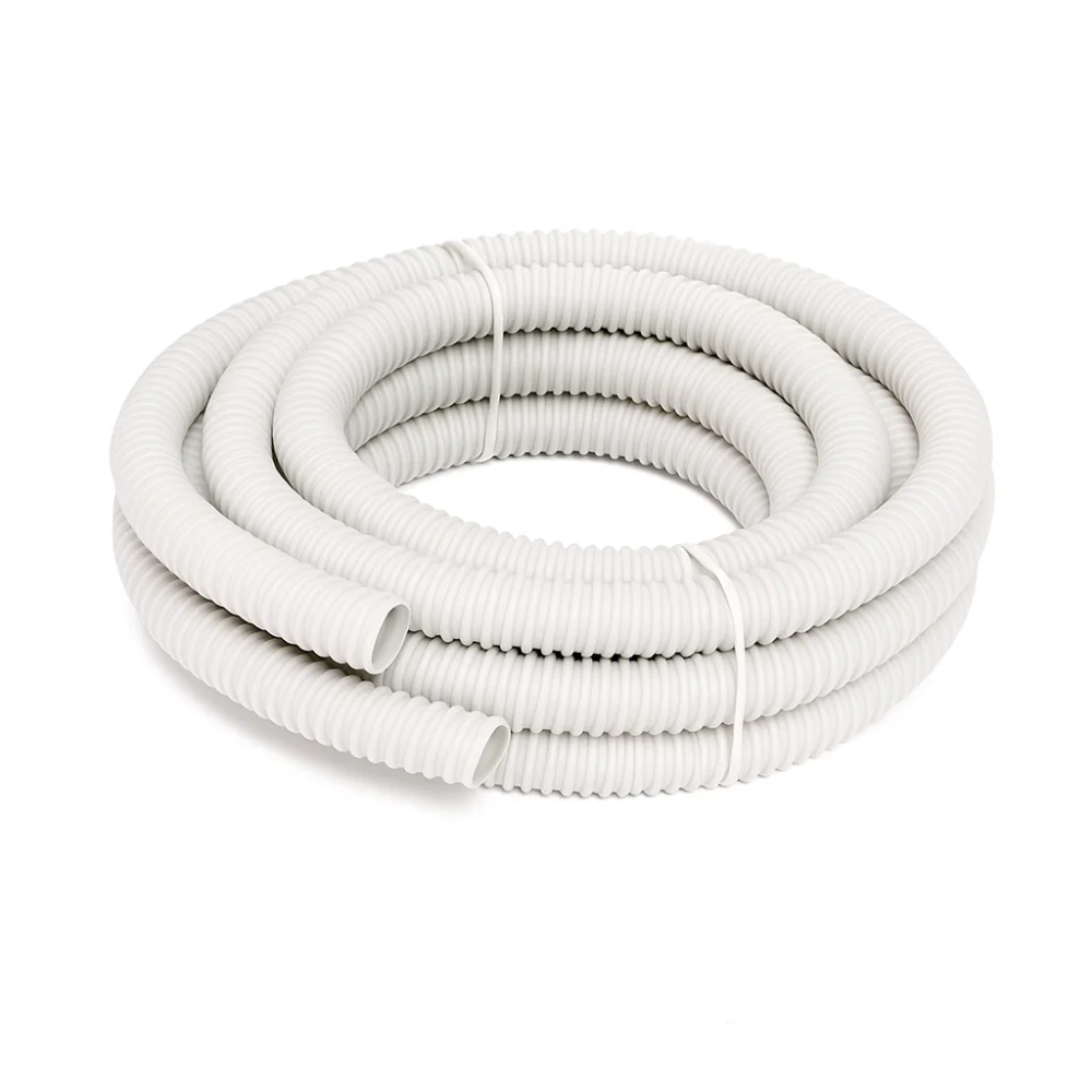 Tubo guaina spiralata grigia flessibile in pvc 10 metri per cavi elettrici *** diametro 32 millimetri, confezione 1