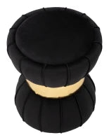 Sgabello Flower cm Nero cm Ø 40X44