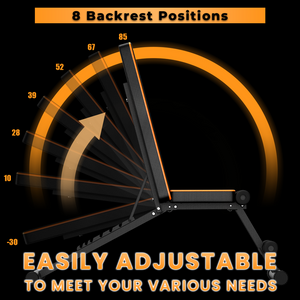 Panca pesi pieghevole, panca per allenamento inclinabile regolabile RATTANTREE, panca per esercizi multifunzionale 7 in 1,capacit¨¤ di carico di 300 kg