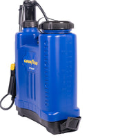 Zaino spruzzatore manuale 16 l. Spruzzatore a pressione mantenuta 1,4 bar Pressione aperta 2 bar Pressione Goodyear