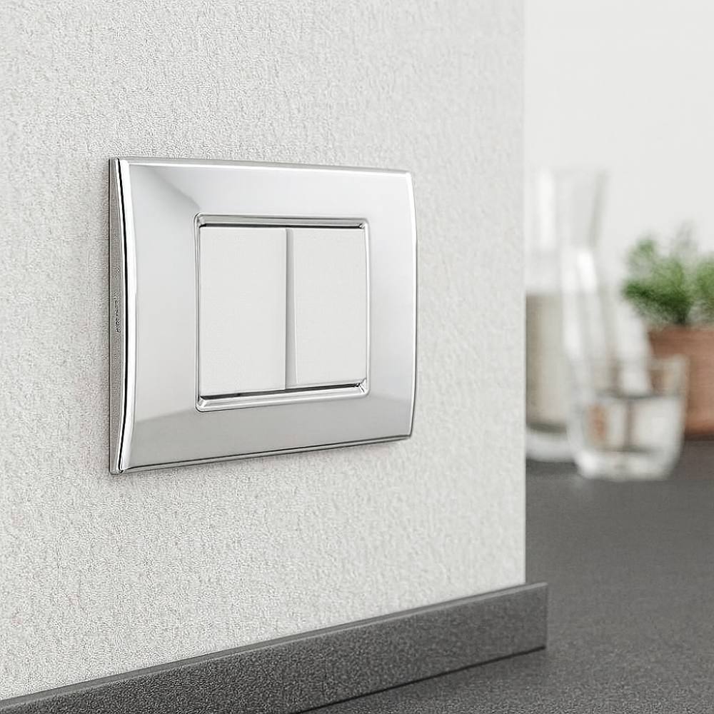 Bticino axolute falso polo 1 modulo per installazioni ordinate *** colore bianco, confezione 1