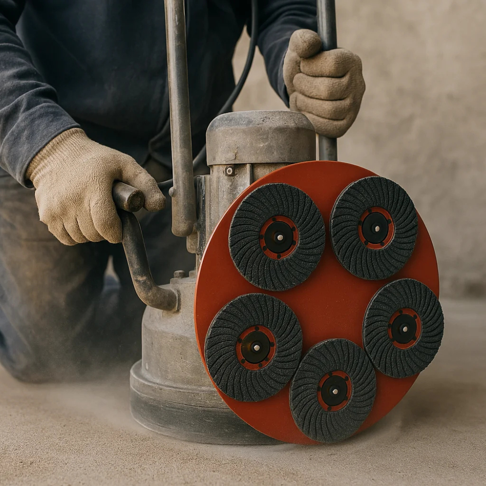 Disco 5 fibrodischi carburo silicio 16 gr maxititina levigatura