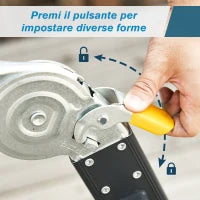 DURHAND Scala in Alluminio 5 in 1 Nera per Interni ed Esterni, Carico Massimo 150kg, 370x61x11 cm