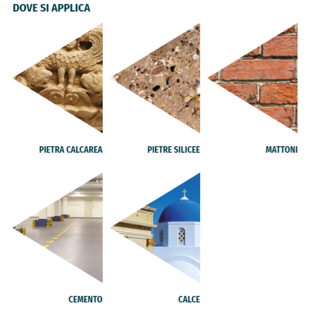 Protettivo in miscela solvente effetto bagnato idrorepel tono da 1 lt