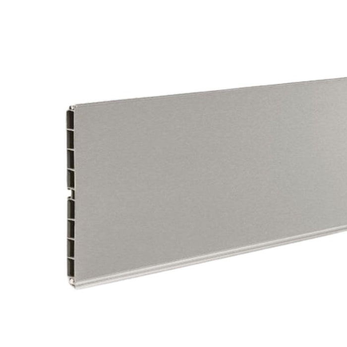Zoccolo per cucina PVC colore alluminio H15 4 mt ZOCCH15800