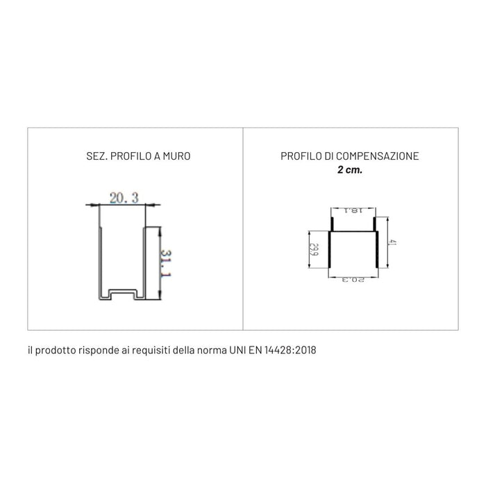 Box doccia angolare con ante scorrevoli profilo cromato 4 millimetri acidato serigrafato *** misure 90x90x190h cm reg...