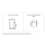 Box doccia angolare con ante scorrevoli profilo cromato 4 millimetri acidato serigrafato *** misure 70x120x190h cm re...