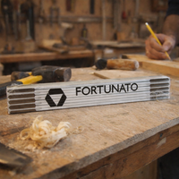 Doppiometro in legno 2 metri per misurazioni precise