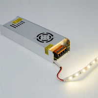 Alimentatore led optonica 6165 360w 24v metallo sottile con ventola