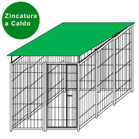 Box recinzione 3x2 metri coperto con zincatura a caldo per stoccaggio bombole