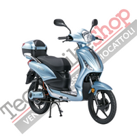 Bicicletta Elettrica Scooter Z-TECH  ZT-09-TDC 1000W 20Ah 48V Batteria Piombo-Silver/Grigio Metallizzato