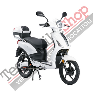 Bicicletta Elettrica Scooter Z-TECH  ZT-09-TDC 1000W 20Ah 48V Batteria Piombo-Bianco