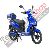Bicicletta Elettrica Scooter Z-TECH  ZT-09-TDC 1000W 20Ah 48V Batteria Piombo-Blu