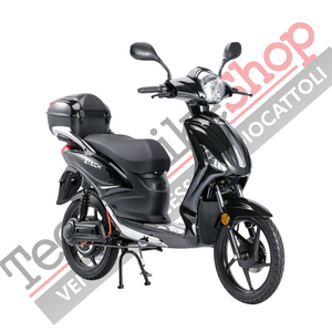 Bicicletta Elettrica Scooter Z-TECH  ZT-09-TDC 1000W 20Ah 48V Batteria Piombo-Nero