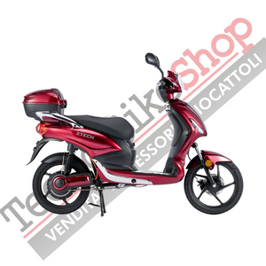 Bicicletta Elettrica Scooter Z-TECH  ZT-09-TDC 1000W 20Ah 48V Batteria Piombo-Rosso