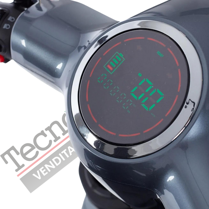 Scooter Elettrico Z-TECH ZT-15-Q FASTER  4 Ruote per Disabili e Anziani -Grigio
