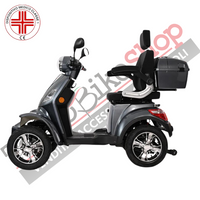 Scooter Elettrico Z-TECH ZT-15-Q FASTER  4 Ruote per Disabili e Anziani -Grigio