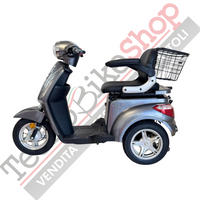 Scooter Z-TECH ZT-15-E "TRILUX PLUS"  3 RUOTE Differenziale per Disabili e Anziani-Grigio