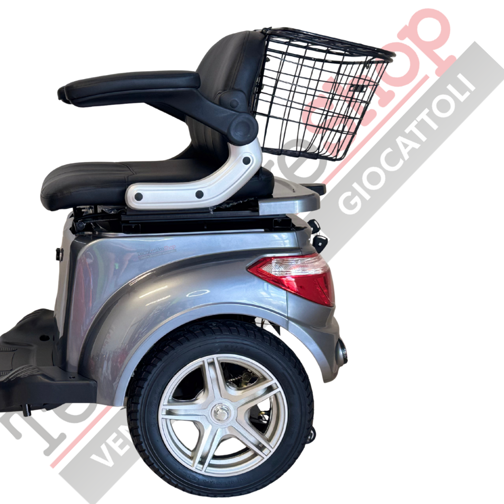 Scooter Z-TECH ZT-15-E "TRILUX PLUS"  3 RUOTE Differenziale per Disabili e Anziani-Grigio