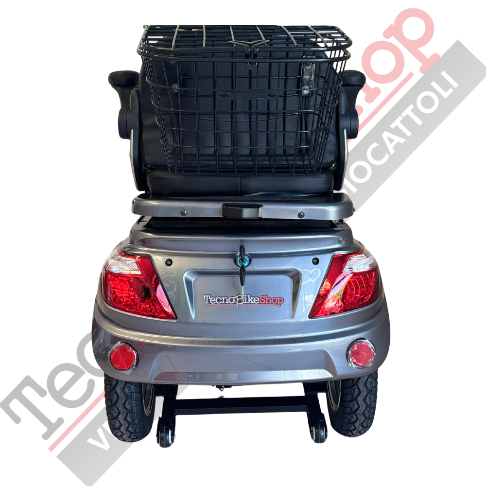 Scooter Z-TECH ZT-15-E "TRILUX PLUS"  3 RUOTE Differenziale per Disabili e Anziani-Grigio