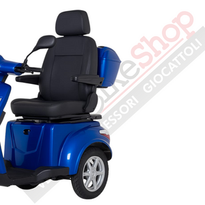 Z-TECH ZT-15-C Trilux Plus – Scooter Elettrico 3 Ruote per Anziani e Disabili-Blu