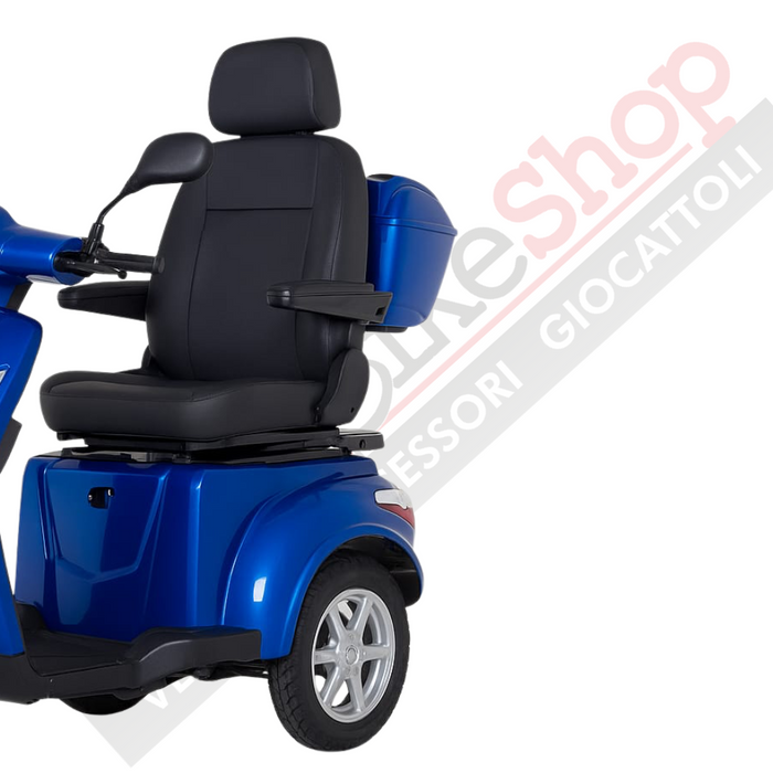 Z-TECH ZT-15-C Trilux Plus – Scooter Elettrico 3 Ruote per Anziani e Disabili-Blu