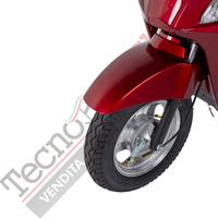 Z-TECH ZT-15-C Trilux Plus – Scooter Elettrico 3 Ruote per Anziani e Disabili-Rosso
