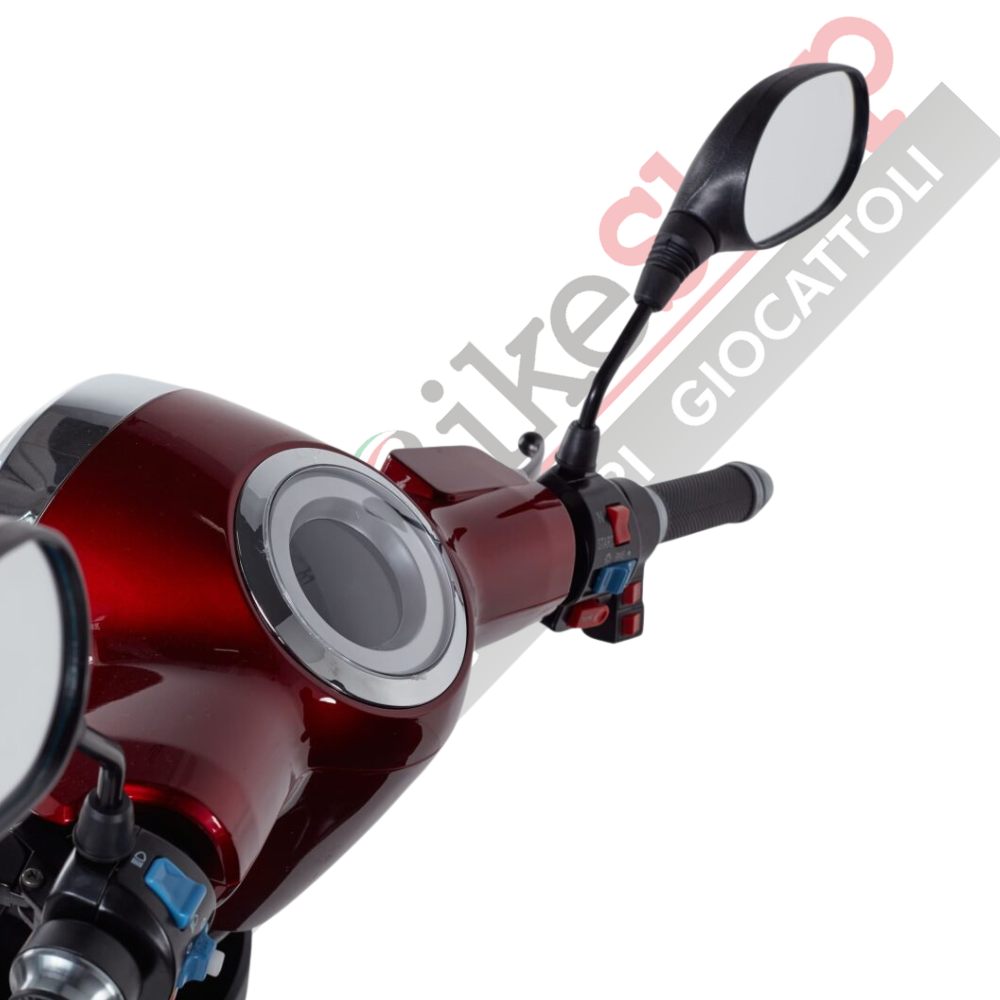 Z-TECH ZT-15-C Trilux Plus – Scooter Elettrico 3 Ruote per Anziani e Disabili-Rosso