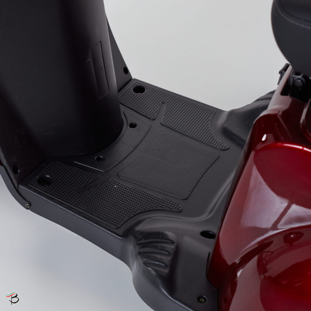 Z-TECH ZT-15-C Trilux Plus – Scooter Elettrico 3 Ruote per Anziani e Disabili-Rosso