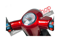 Scooter Z-TECH ZT-15-D "TRILUX PLUS" 3 RUOTE Differenziale per Disabili e Anziani -Rosso